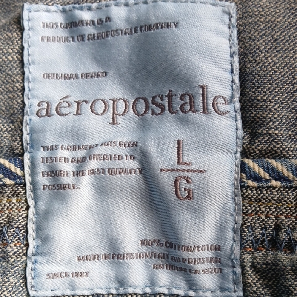 Aeropostale Blue Washed Denim Jacket - Picture 2 of 15
